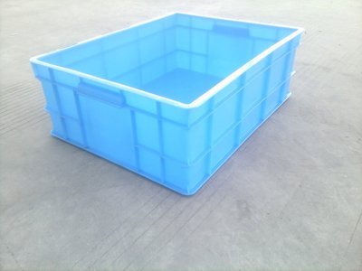 【塑料物流箱 斜插帶蓋物流箱 堆疊式物流箱 物流箱】價格,廠家,圖片,塑料箱,上海萬廣塑業(yè)-